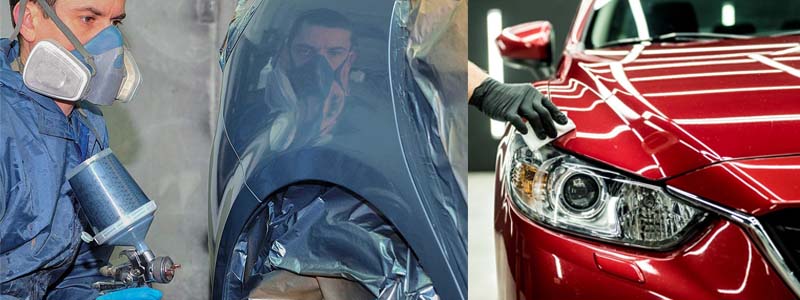 how to spray acrylic enamel car paint